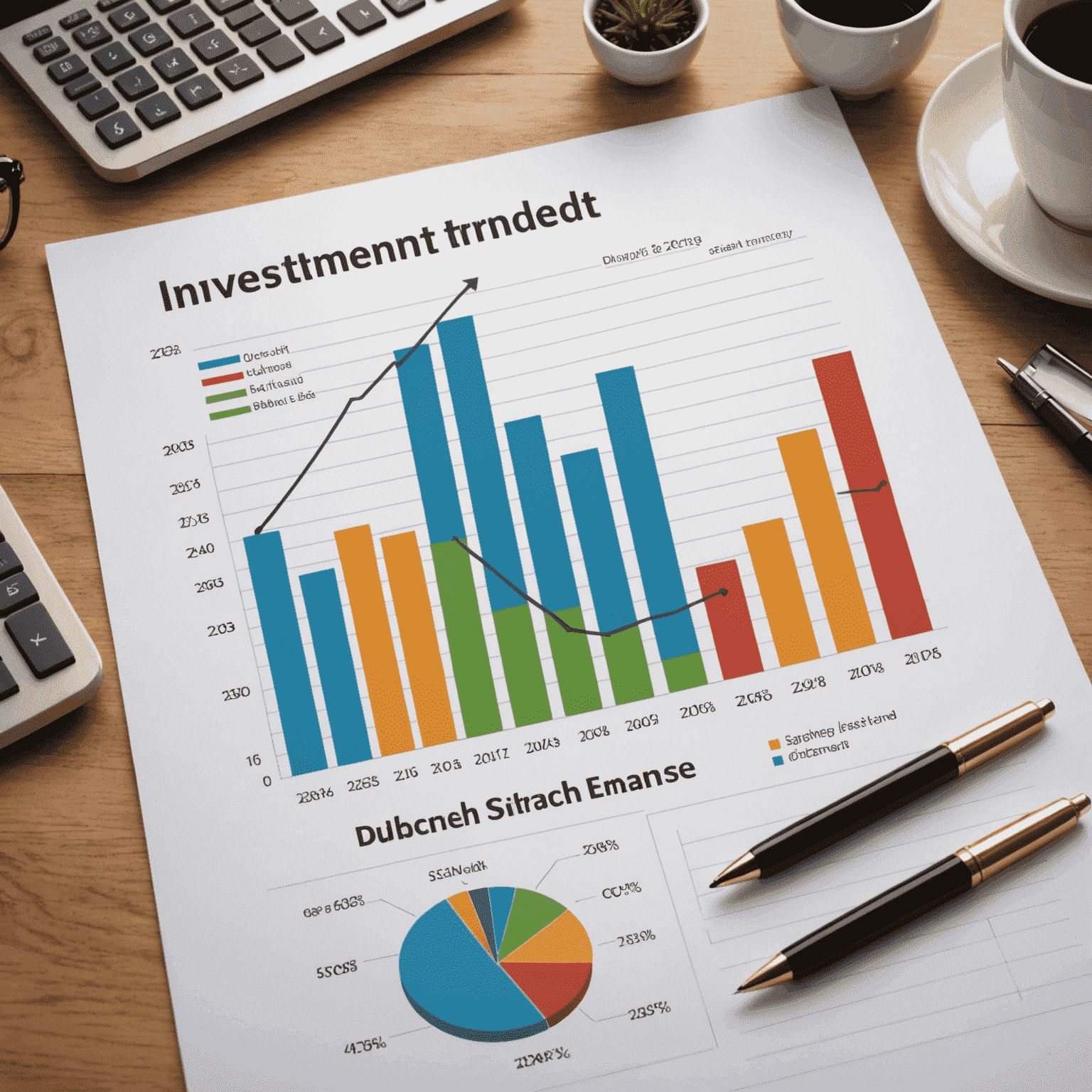 Графики и диаграммы, отображающие инвестиционные тренды 2024 года